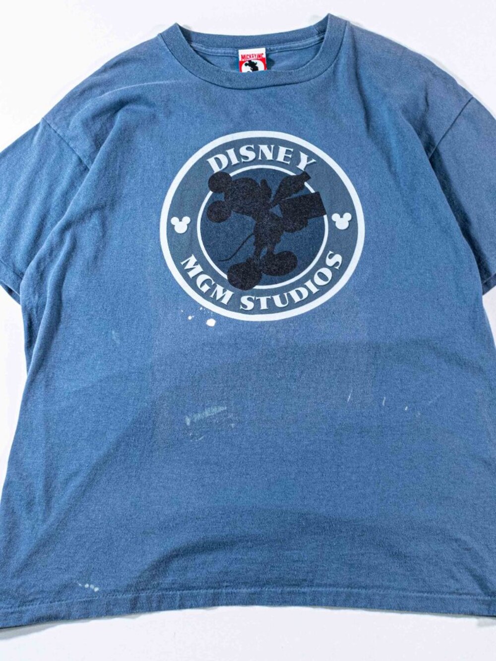 Vintage Disney MGM Studios Mickey Inc T Shirt Large 90s Distressed Faded VTG Tee